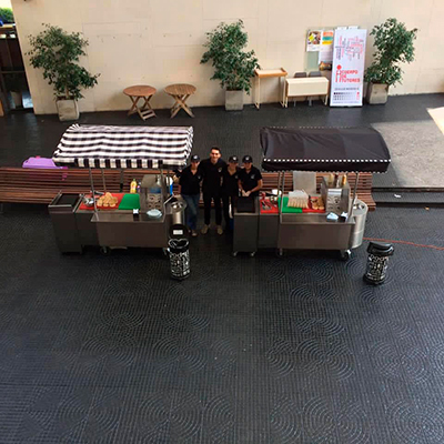 Servicio de carrito en evento